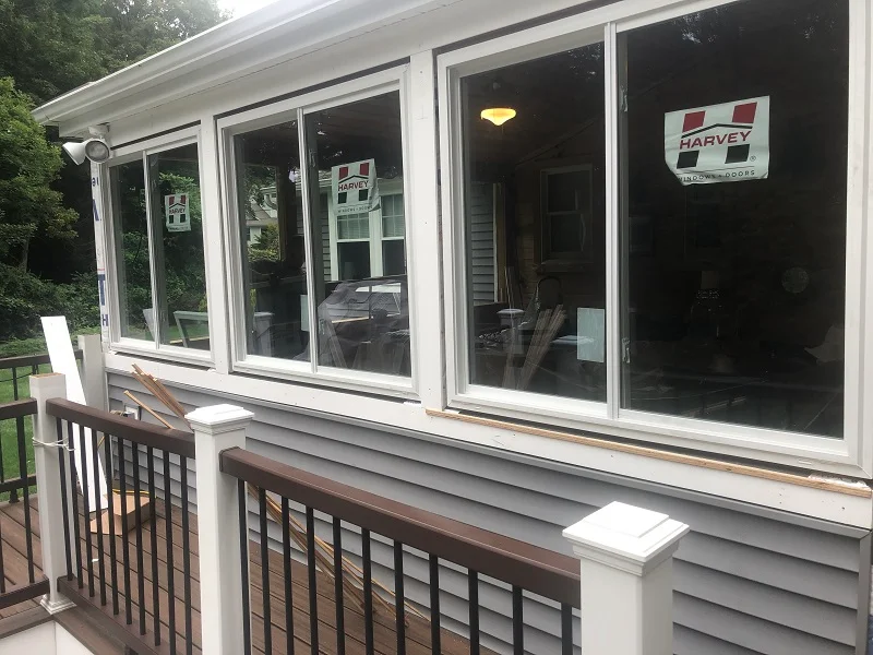 Energy Star Rated Harvey sliding windows Wilton,CT 